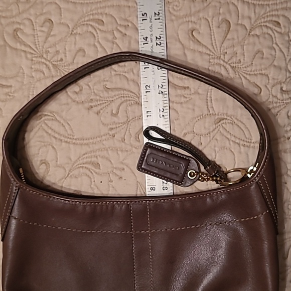 Coach Brown Leather Women's Purse With a Coach Dust Bag - Picture 4 of 9